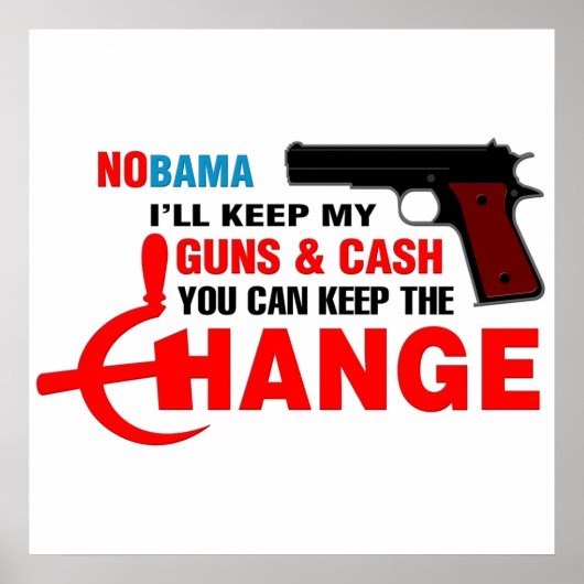 Poster NOBAMA - Gardez Le Changement ! (Devant)