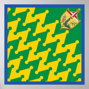 Poster Nobile Contrada del Bruco (Chenille) Palio