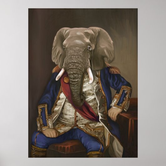 Poster Noble bêtes - Dandy Elephant (Devant)