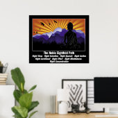 Poster Noble Eightfold Path Buddha (Bureau à domicile)