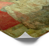 Poster Noble femme jouant une Cithera (Coin)