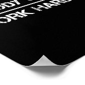 Poster Nobody Cares Work Harder Motivational Fitness Work (Coin)