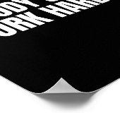 Poster Nobody Cares Work Harder Motivational Workout Gym  (Coin)