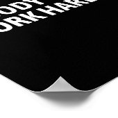 Poster Nobody Cares Work Harder Shirt Funny Motivational (Coin)