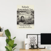 Poster Nobody Remembers You (Bureau à domicile)