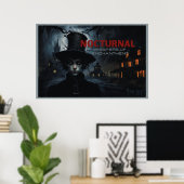 Poster Nocturnal (Bureau à domicile)