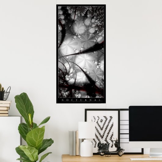 Poster Nocturne (Bureau à domicile)