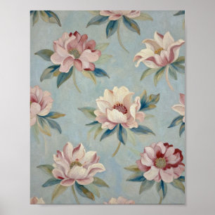 Poster Nocturne du jardin éthéré : une étude botanique vi