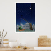 Poster Nocturne Lune (Cuisine)