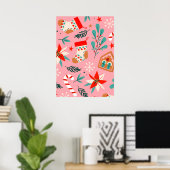 Poster Noël (Bureau à domicile)