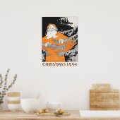 Poster Noël 1894 (1894) père Noël (Cuisine)