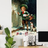 Poster Noël 1911 (Bureau à domicile)