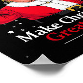 Poster Noël 2024 Trump Et Bière Font Noël (Coin)