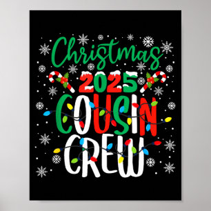 Poster Noël 2025 Équipage de Cousins Xmas Famille Corresp