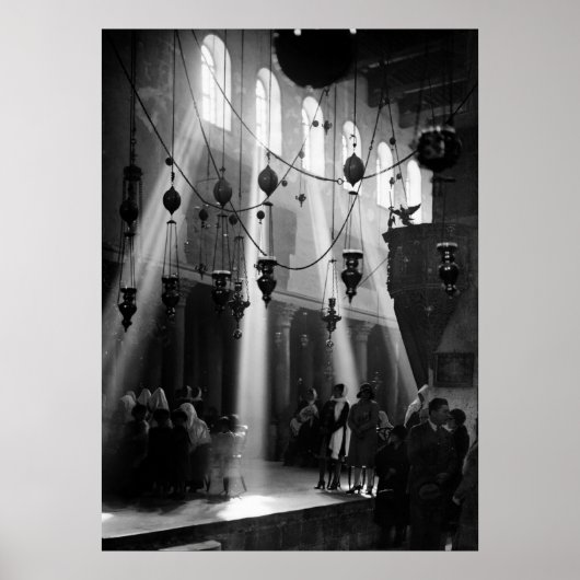 Poster Noël à Bethléem, années 1940 (Devant)