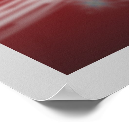 Poster Noël à feuillage persistant arbre de Noël (Coin)