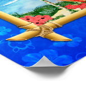 Poster Noël à la plage (Coin)