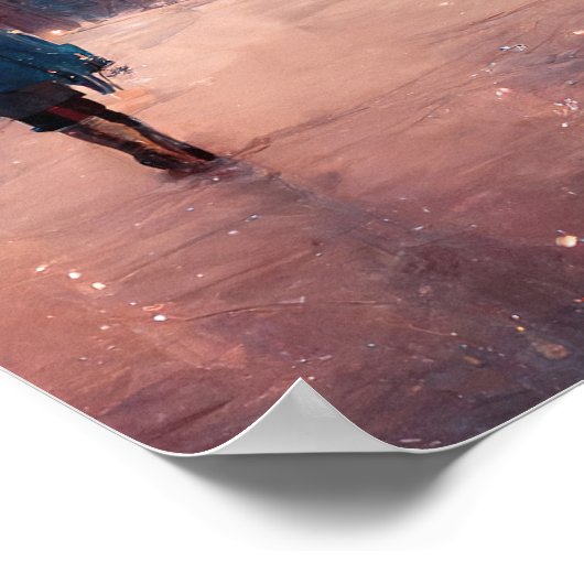 Poster Noël à Londres (Coin)