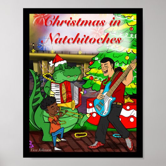 Poster Noël à Natchitoches (Devant)
