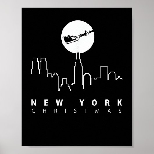 Poster Noël à New York (Devant)