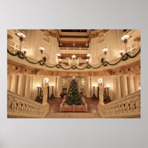 Poster Noël à Pennsylvania State Capitol