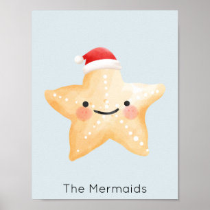 Poster Noël à Starfish Père Noël