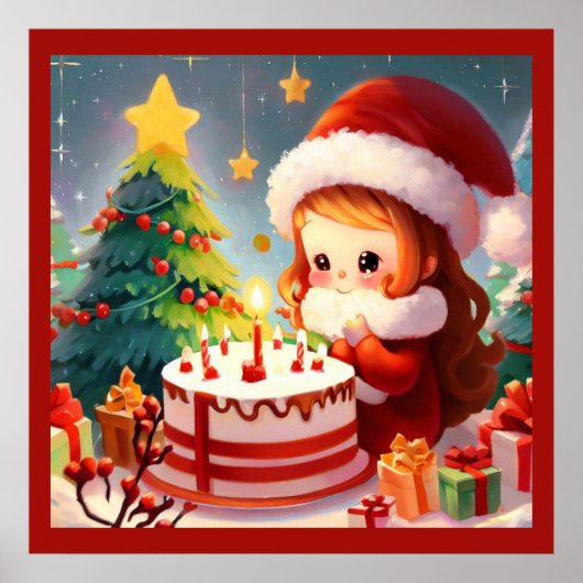 Poster Noël Anniversaire 1 (Devant)