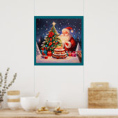 Poster Noël Anniversaire 10 (Cuisine)