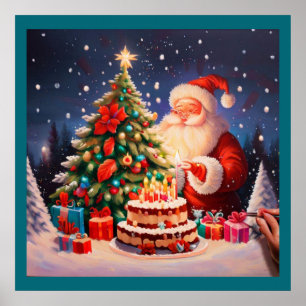 Poster Noël Anniversaire 10