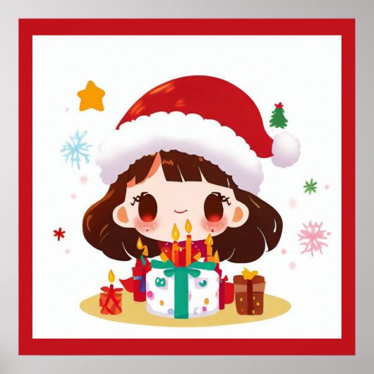 Poster Noël Anniversaire 2 (Devant)