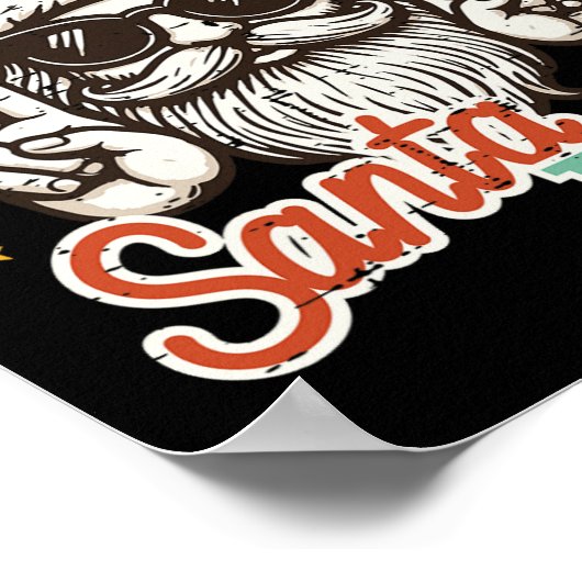 Poster Noël Appelez Probablement Père Noël Bruh Xmas Homm (Coin)