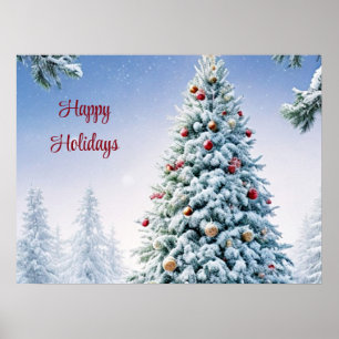 Poster Noël Arbre Noël