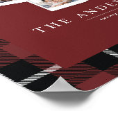 Poster Noël arbre photo (Coin)