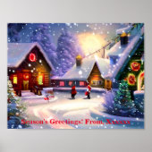 Poster Noël arrive... (Devant)