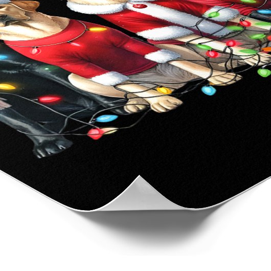 Poster Noël au Labrador (Coin)