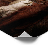 Poster Noël Avent Jésus Nativité Manger Scène (Coin)