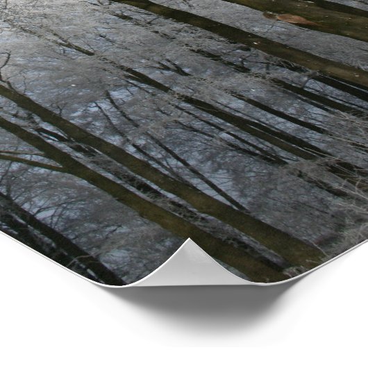 Poster Noël blanc (Coin)