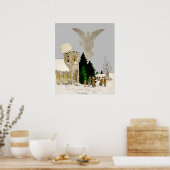 Poster Noël blanc (Cuisine)