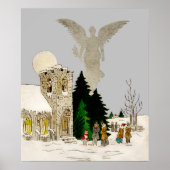 Poster Noël blanc (Devant)