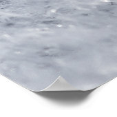 Poster Noël blanc neige (Coin)