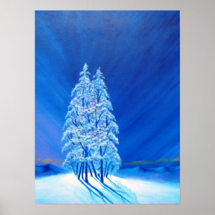 Poster Noël bleu # 2