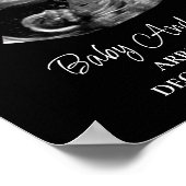 Poster Noël Cadeau Faire-part de grossesse (Coin)