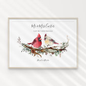Poster Noël Cardinal Couple