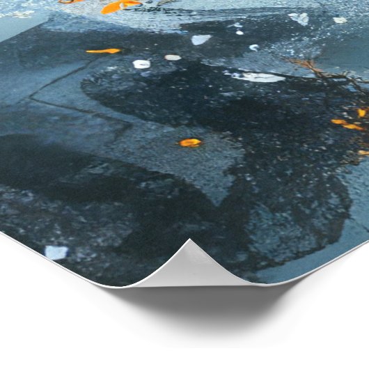 Poster Noël Cavalier King Charles Spaniel (Coin)