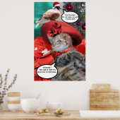 POSTER NOËL CÉLÉBRATIONS DE LA PRINCESSE TATUS CAT (Cuisine)