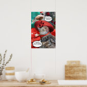 POSTER NOËL CÉLÉBRATIONS DE LA PRINCESSE TATUS CAT (Cuisine)