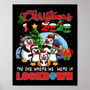 Poster Noël Celui Où Nous Étions Dans Le Pengui De Lockdo