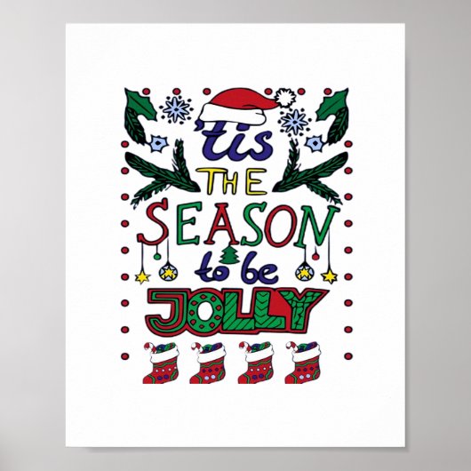 Poster Noël C'Est La Saison (Devant)