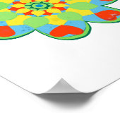 Poster Noël Coeur Mandala (Coin)
