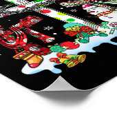 Poster Noël Commence Avec Christ Snowman Christian Rel (Coin)